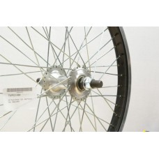 BMX 20 FRONT 48 SPOKE WHEEL 14mm AXLE BLACK (TWF0214BK)