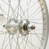 BMX 20 FRONT 48 SPOKE WHEEL 14mm AXLE SILVER (TWF0214S)