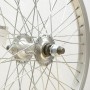 BMX 20 FRONT 48 SPOKE WHEEL 14mm AXLE SILVER (TWF0214S)