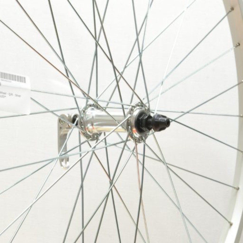 700C SILVER HYBRID  FRONT WHEEL QR (TWF099)