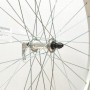 700C SILVER HYBRID  FRONT WHEEL QR (TWF099)