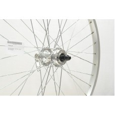 24 x 1.75 SILVER ALLOY FRONT DISC WHEEL A.H (TWF104)