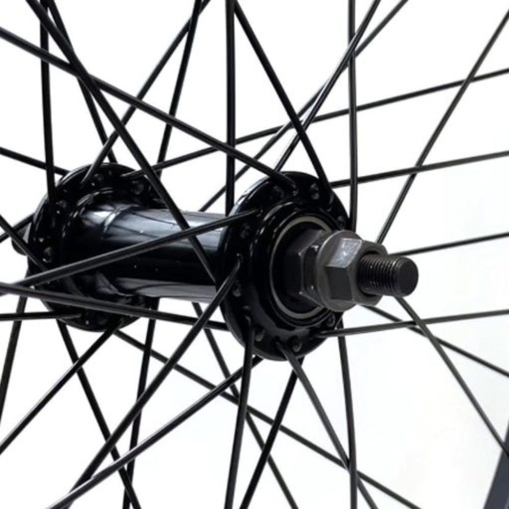 20 x 1.75 BLACK ALLOY FRONT WHEEL A.H (TWF112BK)