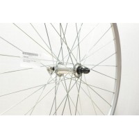 700C N/SECT SILVER FRONT WHEEL QR (TWF193)
