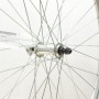 700C N/SECT SILVER FRONT WHEEL QR (TWF193)