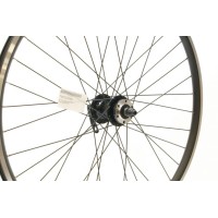 26 x 1.75 BLACK DOUBLE WALL DISC FRONT WHEEL QR (TWF303DBK)
