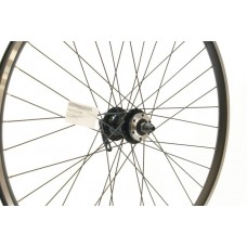 26 x 1.75 BLACK DOUBLE WALL DISC FRONT WHEEL QR (TWF303DBK)