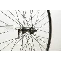 700C HYBRID DOUBLE WALL BLACK FRONT WHEEL  QR (TWF703BK)