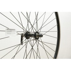 700C HYBRID DOUBLE WALL BLACK FRONT WHEEL  QR (TWF703BK)