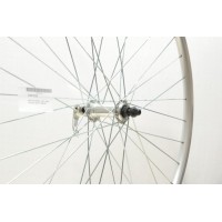 700C HYBRID DOUBLE WALL SILVER FRONT WHEEL QR (TWF703S)