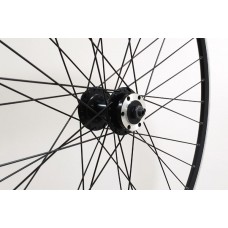 700C N/SECT BLACK DISC FRONT WHEEL QR (TWF711BK)