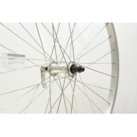 26 x 1.75 SILVER ALLOY FRONT WHEEL Q/R (TWF902)