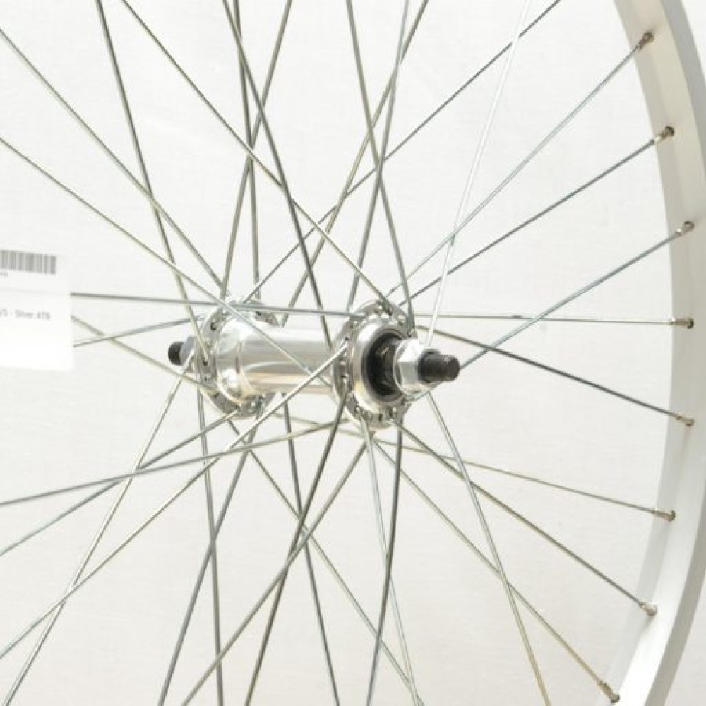 24 x 1.75 SILVER ALLOY FRONT WHEEL A.H (TWF904)
