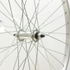 26 x 1.75 SILVER ALLOY FRONT WHEEL SOLID AXLE (TWF942)