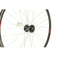 700C N/SECT BLACK  LARGE FLANGE FIXIE  FRONT WHEEL (TWFFIX1)
