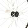 700C N/SECT BLACK  LARGE FLANGE FIXIE  FRONT WHEEL (TWFFIX1)