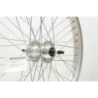 BMX 20 x 1.75 REAR 48 SPOKE WHEEL 3/8 AXLE SILVER (TWR005S)