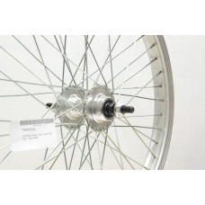 BMX 20 x 1.75 REAR 48 SPOKE WHEEL 3/8 AXLE SILVER (TWR005S)