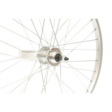 24 x 1.75 SILVER ALLOY DISC REAR WHEEL GS A.H (TWR014)