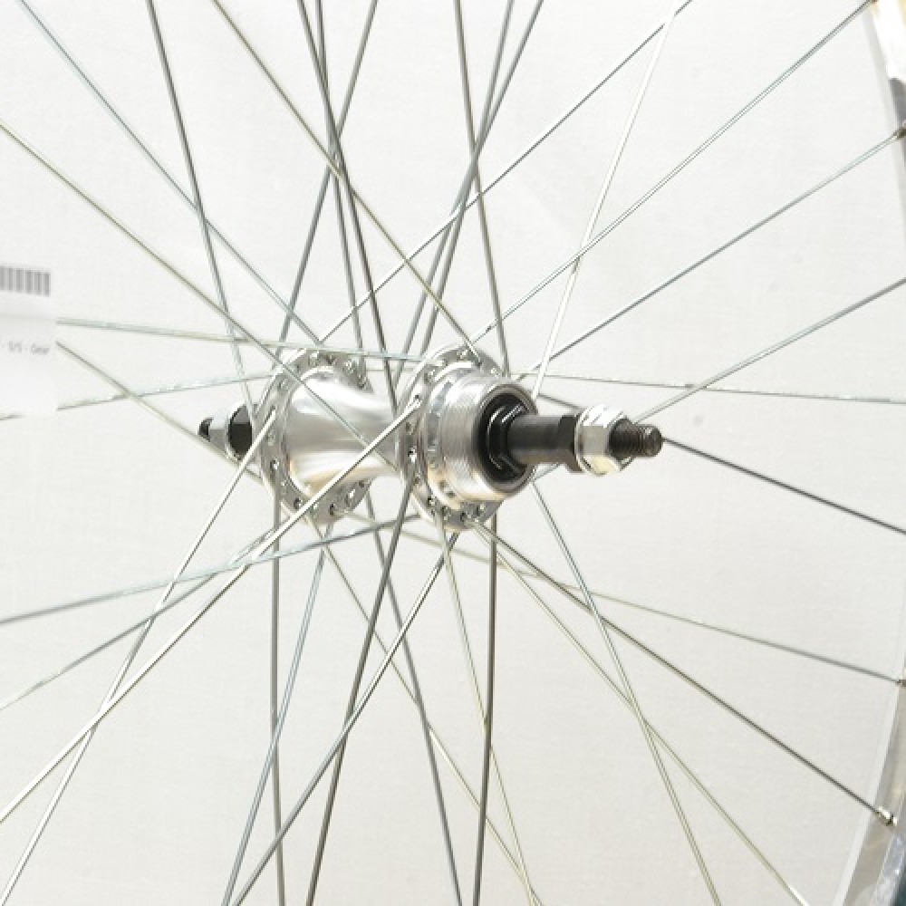 26 x 1 3/8 SILVER ALLOY  REAR WHEEL  GS A.H (37-590) (TWR031