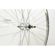 26 x 1 3/8 SILVER ALLOY  REAR WHEEL  GS A.H (37-590) (TWR031
