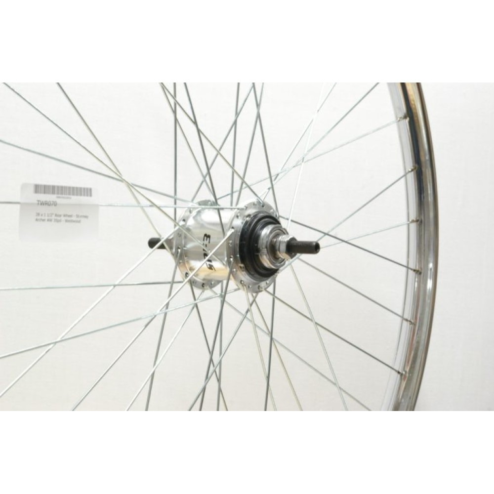 28 x 1 1/2 CP STEEL S/A 3-Spd W/W REAR WHEEL+FITTING KIT (40
