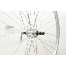 700C SILVER HYBRID  REAR WHEEL GS QR (TWR100)