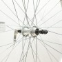 700C SILVER HYBRID  REAR WHEEL GS QR (TWR100)