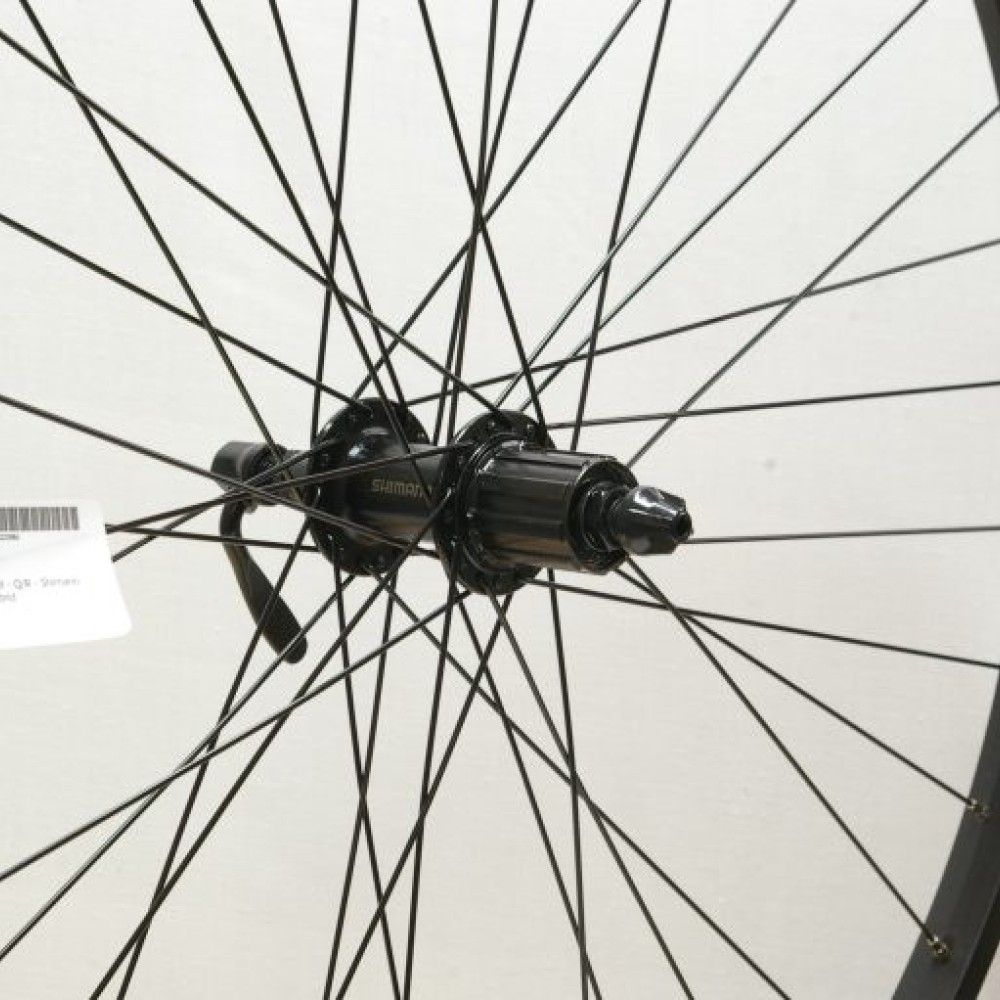 700C BLACK HYBRID SINGLE WALL 8/10-SPD CASSETTE WHEEL QR (TW