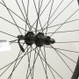 700C BLACK HYBRID SINGLE WALL 8/10-SPD CASSETTE WHEEL QR (TW