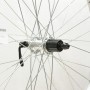 26 x 1.75 SILVER S/W ALLOY 8/10-SPD CASSETTE WHEEL QR (TWR11