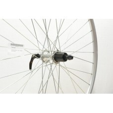 700C N/SECT SILVER 8/10-SPD CASSETTE WHEEL QR (TWR196)
