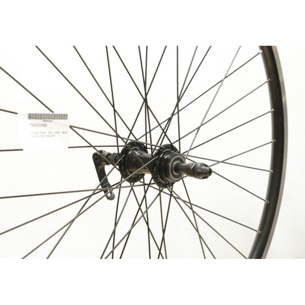 26 x 1.75 BLACK DOUBLE WALL S/O REAR WHEEL GS QR (TWR204BK)