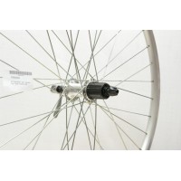 26 x 1.75 SILVER DOUBLE WALL 8/10-SPD CASSETTE WHEEL QR (TWR