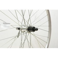26 x 1.75 SILVER DOUBLE WALL 8/10-SPD CASSETTE WHEEL QR (TWR