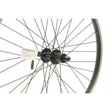 24 x 1.75 BLACK D/W ALLOY CASSETTE WHEEL 7/8/9 (TWR425)