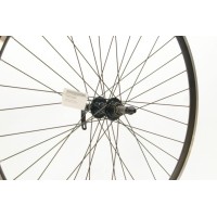 700C HYBRID DOUBLE WALL BLACK S/O REAR WHEEL GS QR (TWR704BK