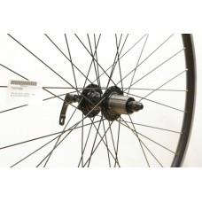 700C HYBRID DOUBLE WALL BLACK DISC 8/11-Spd CASSETTE WHEEL Q