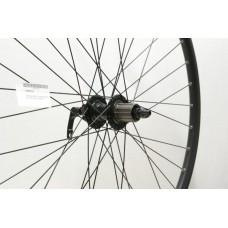 29er / 700C HYBRID BLACK DISC RIM 8/11-Spd CASSETTE WHEEL QR