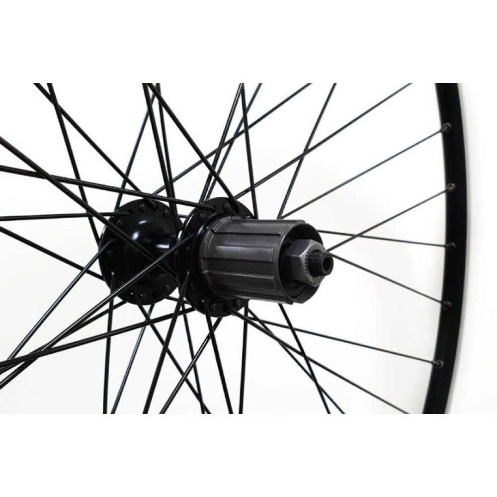 700C N/SECT BLACK 8/11-SPD CASSETTE WHEEL QR (TWR735)