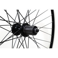 700C N/SECT BLACK 8/11-SPD CASSETTE WHEEL QR (TWR735)
