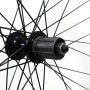 700C N/SECT BLACK 8/11-SPD CASSETTE WHEEL QR (TWR735)