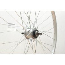 700C HYBRID SILVER S/A 3 SPD REAR WHEEL+FITTINGS (TWR970)