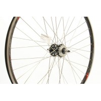 700C N/SECT BLACK FLIP FLOP FIXIE  REAR WHEEL (TWRFIX1)