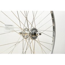 700C N/SECT SILVER FLIP FLOP FIXIE REAR WHEEL (TWRFIX2 / 3)