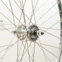 700C N/SECT SILVER FLIP FLOP FIXIE REAR WHEEL (TWRFIX2 / 3)