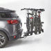MOTTEZ 4-BIKE TOW BALL PLATFORM RACK NEW - TILT
