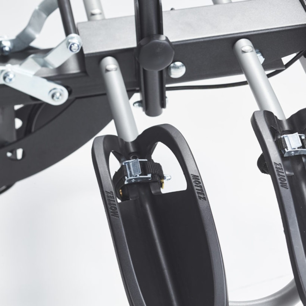 MOTTEZ 4-BIKE TOW BALL PLATFORM RACK NEW - TILT