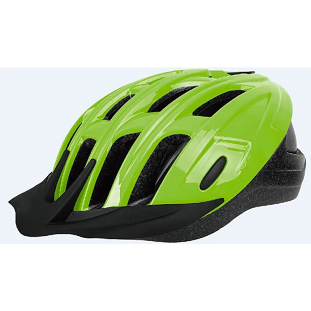 DYNAMIC GLOSSY ALL LIME GREEN HELMET 54-58