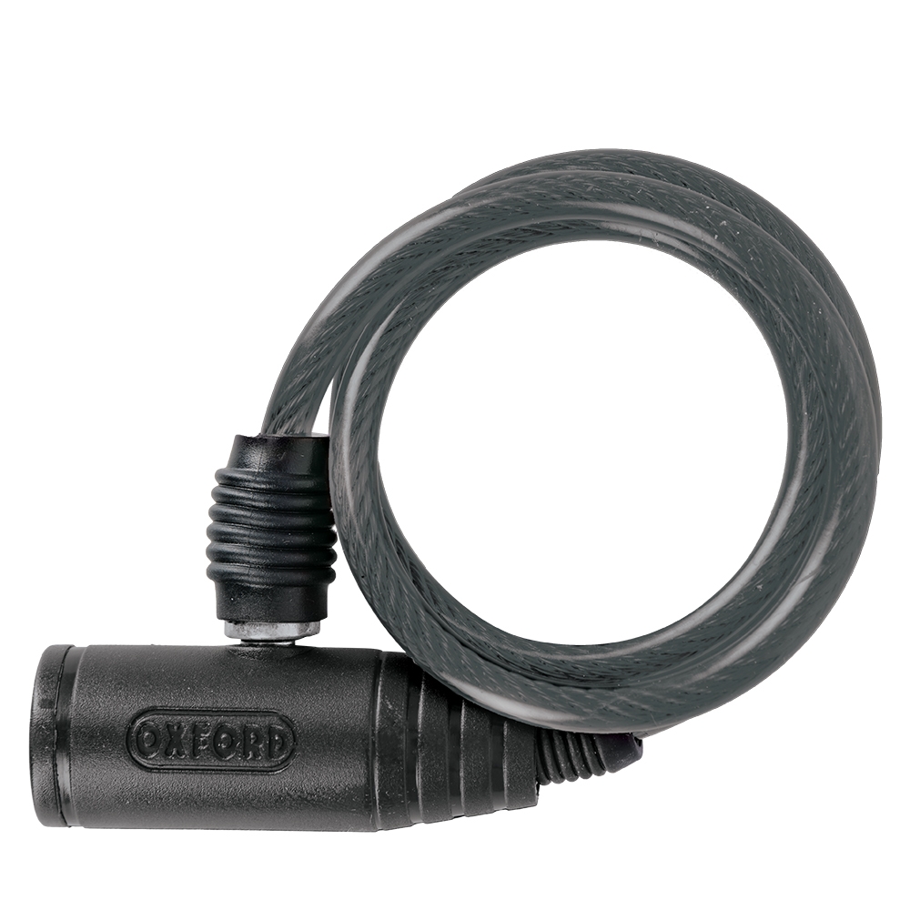 OXFORD BUMPER CABLE KEY LOCK SMOKE (OF02)